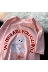 T-shirt graphique Fluffy Pup